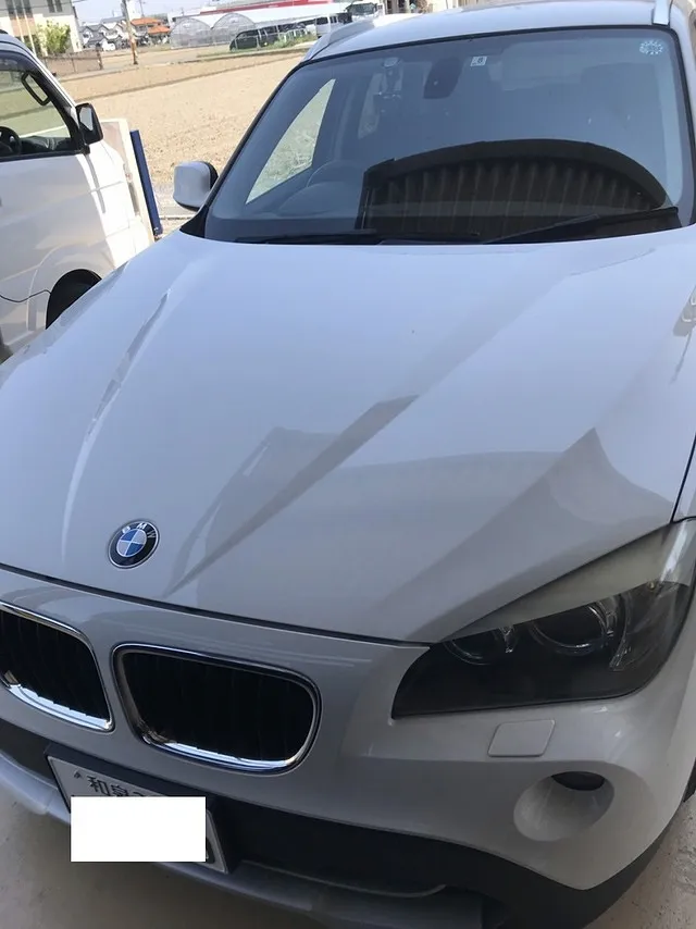 BMWのフロントガラスの交換事例　泉佐野市より