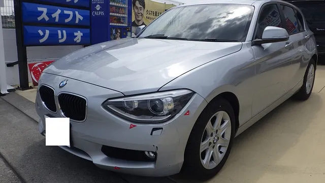 BMW 116i　鈑金塗装事例　泉南市より
