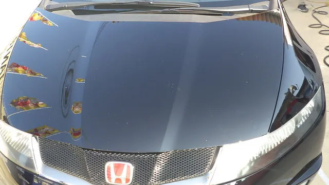 シビックTypeR　板金修理事例　泉佐野市