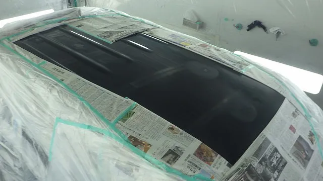 ワゴンRの天井の塗装めくれでご来店していただきました！貝塚市より