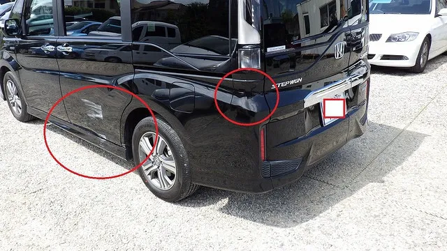 ホンダ　ステップワゴン　キズヘコミ修理　泉佐野市　