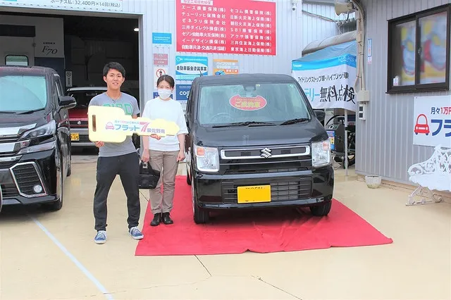 フラット７（カーリース）でワゴンRをリースしていただきました！泉佐野