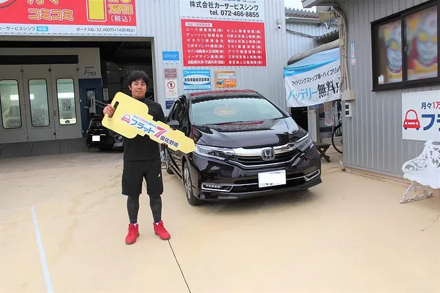 ホンダ　シャトルをカーリースでお乗りのK様　岬町　阪南市　泉南市　田尻町　泉佐野市