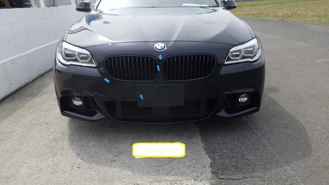 BMW フロントバンパー　交換修理　大阪　泉州　和歌山　泉佐野　カーサービスシンワ