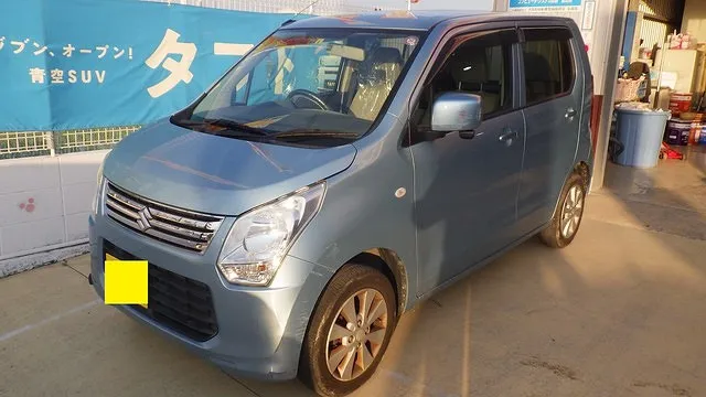 スズキ　ワゴンR　車検整備　部品交換　泉佐野市　貝塚市　泉南市　阪南市