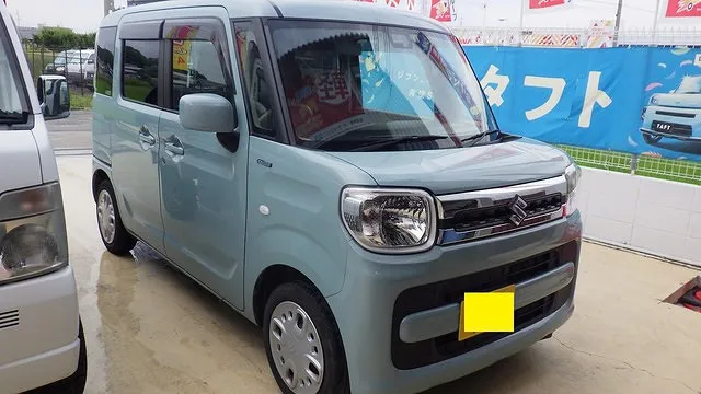 スズキ　スペーシア　車検整備　タイヤ交換　泉佐野市　貝塚市　泉南市　阪南市