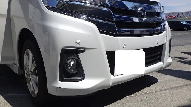 日産　デイズ　フロントバンパー　キズ直し　格安　バンパーキャンペーン　11000円で！！大阪　泉州　泉佐野　カーサービスシンワ