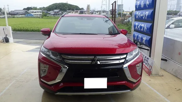三菱　エクリプスクロス　車検整備　マフラー交換