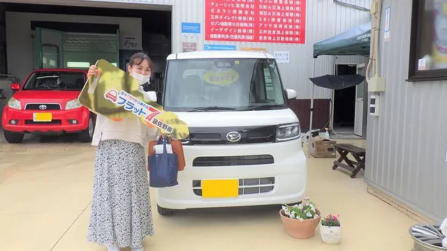 カーリースで新車のダイハツタント乗っていただきます　泉佐野市　南大阪！