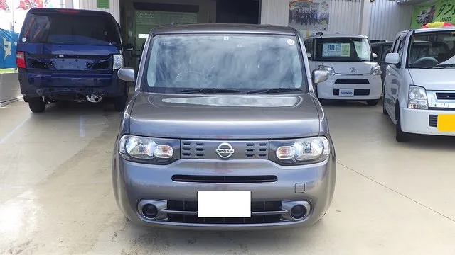 日産　キューブ　車検整備　エアクリーナー交換　ワイパーブレイド交換　泉佐野市　貝塚市　泉南市　阪南市