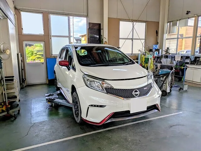 ノート　エンジン不調、ヒューという大きな異音　修理