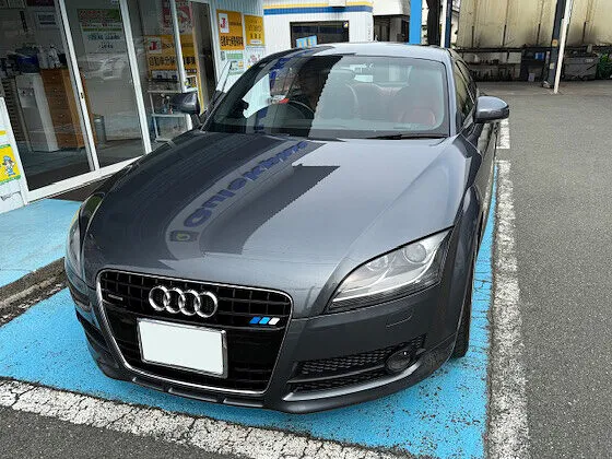 高島市　アウディ TT クーペ 3.2 クワトロ　エンジンオイル交換　費用：24,500円（税込）｜車検・整備