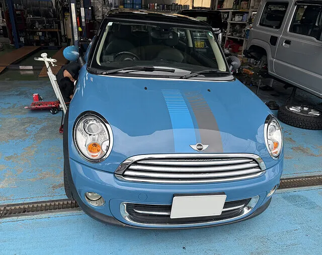 高島市　BMW MINI　ブレーキパッド交換│車検・整備
