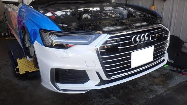 【修理事例】4A アウディ A6 ウォーターポンプ水漏れ