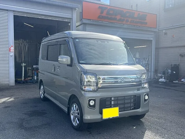 千葉県我孫子市/スズキ　エブリィワゴン　高品質高品質カーフィルム施工事例