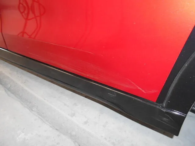 由利本荘市　デリカミニ　左リアドア板金塗装