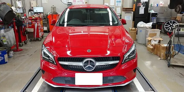 ベンツCLA180（117） ホイールスピードセンサー交換