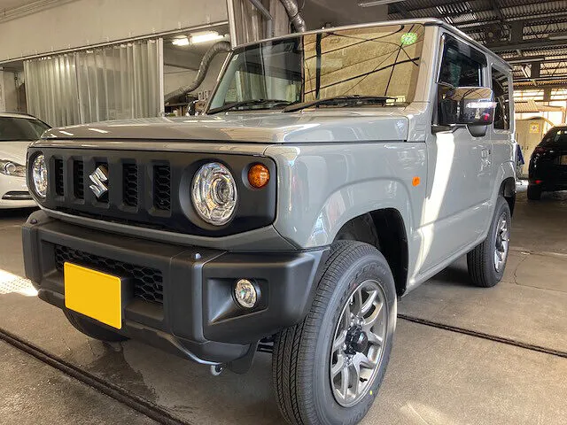 西東京市　登録済未使用車　スズキ ジムニー　ミディアムグレー　販売事例