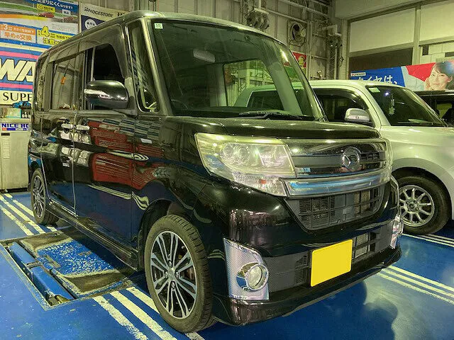 三鷹市　ホリデー車検　住所変更登録　エンジンオイル交換　ダイハツ タント