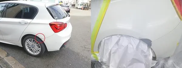 大阪市　住之江区　Ｇ様　板金塗装　BMW 工賃２０％オフ