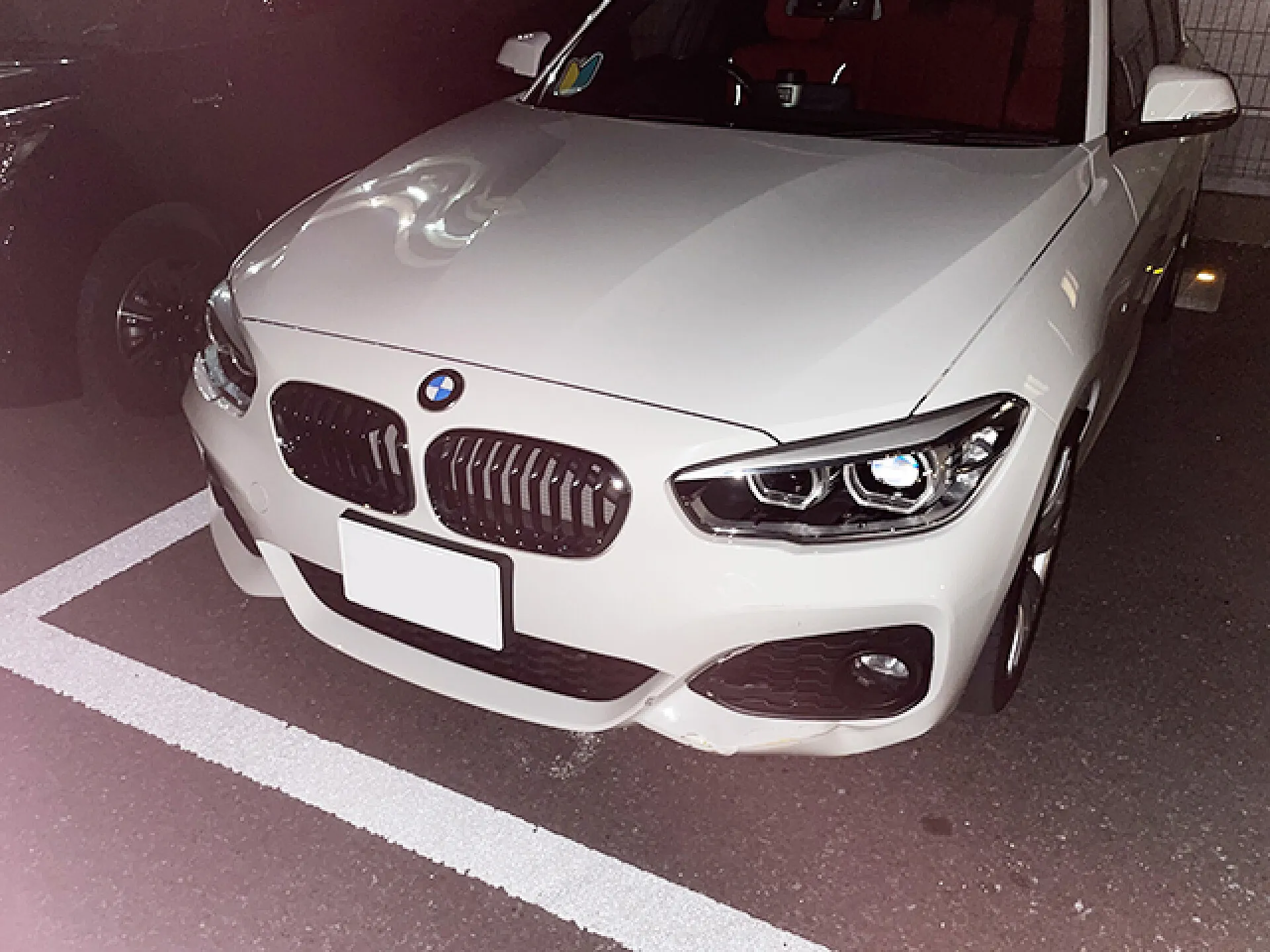 フロントバンパー キズ・ヘコミ修理 BMW | 宇都宮市 事故修理