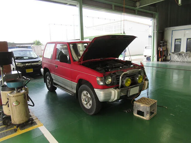 三菱 パジェロ　エアコン修理　エバポレーター交換｜宇都宮市　修理