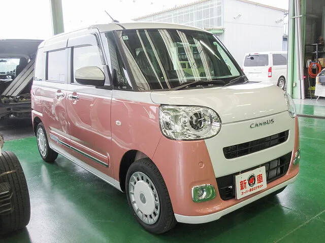 宇都宮市　カーリース納車事例　新車ダイハツ ムーヴキャンバス　スーパー乗るだけセット