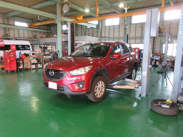 宇都宮市　車検　マツダ CX-5　エンジンオイル交換