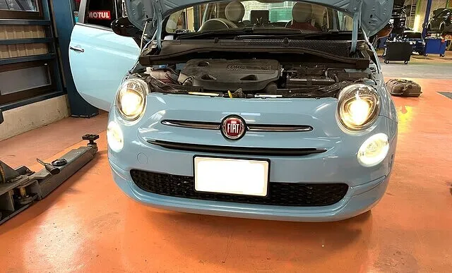 FIAT｜500｜HIDキット取り付け｜鹿児島県鹿屋市｜ユーロカーズ