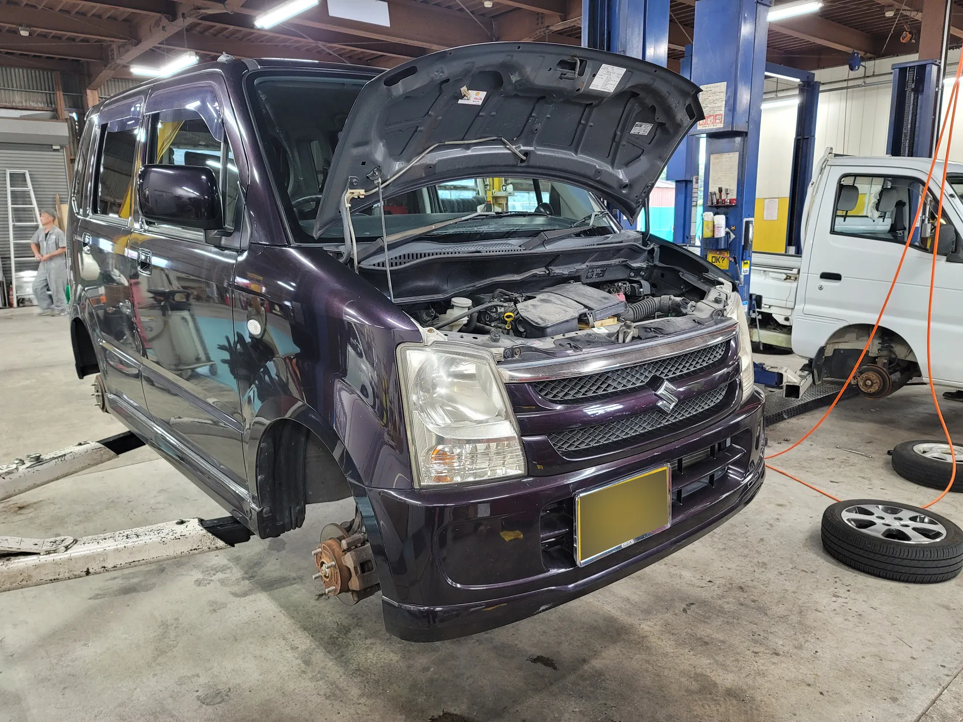 ワゴンR 車検整備 定期点検は重要 やらないより、やったほうが良い  