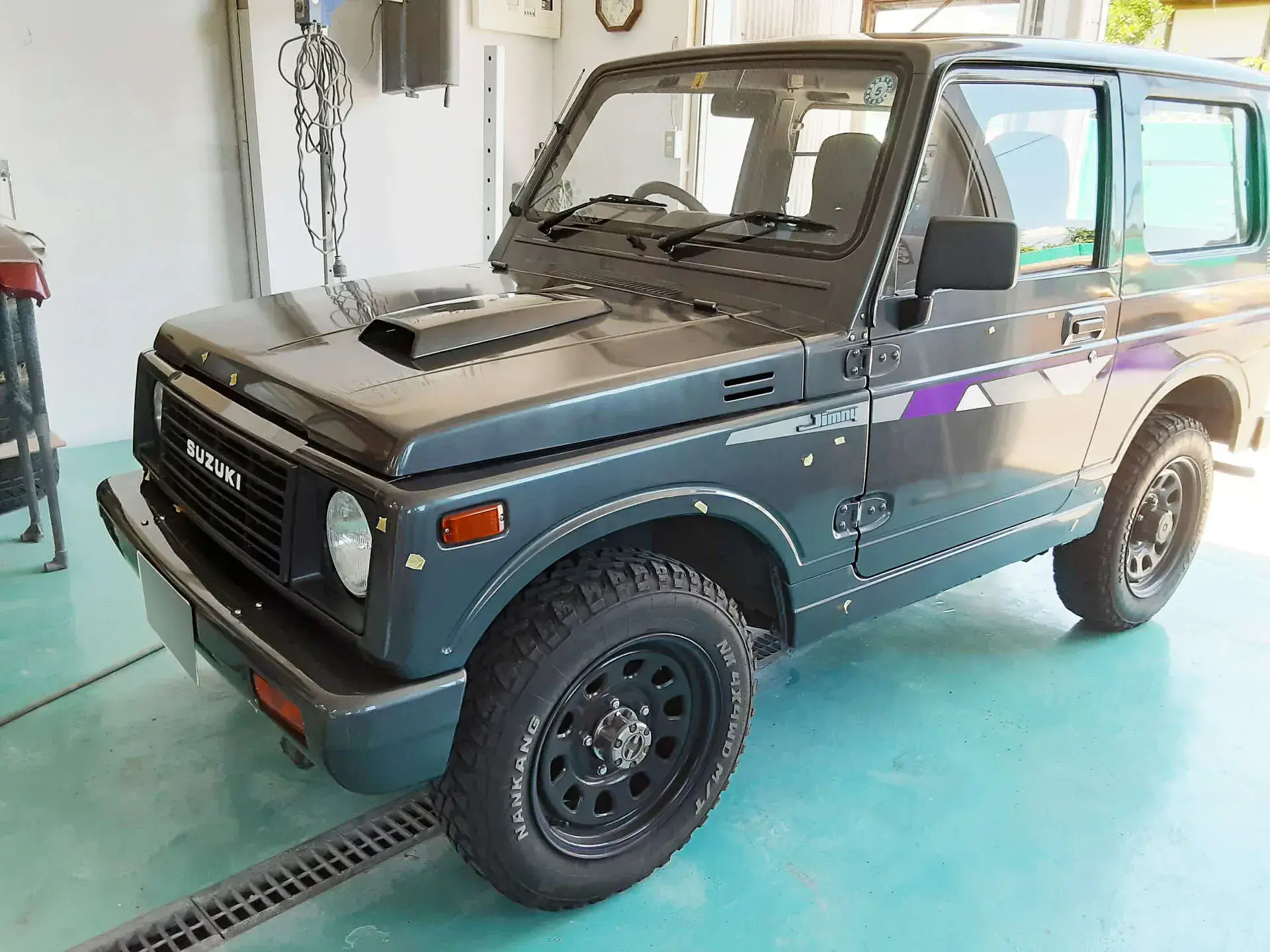 ジムニー JA11 ルーフキャリア 引取限定 福岡 全塗装事例 福岡市I 