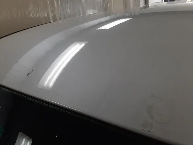 板金塗装事例　トヨタリコール　アルファード　ヴェルファイア　ホワイトパール色の塗装修理