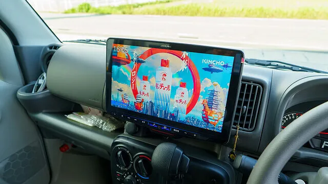 スズキ エブリイ 純正ディスプレイオーディオ交換│田川郡 パーツ取付