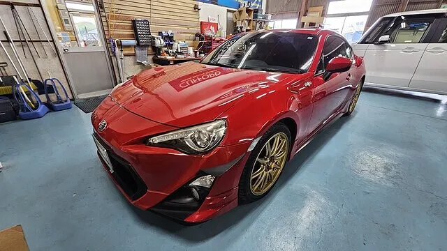 トヨタ86　ドアミラー修理　格納しない　約25,000円｜福岡県粕屋町　車修理