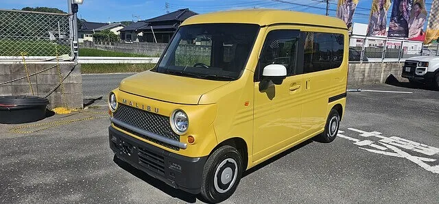 福岡県田川郡　N-VANダムド　MALIBU（マリブ）　コンプリートカー販売事例　フェイスチェンジキット取付｜カスタム