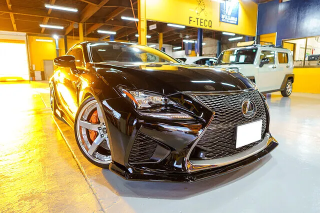 福岡県田川郡　ブレーキキャリパー塗装・リペア　レクサス RCF｜カスタム