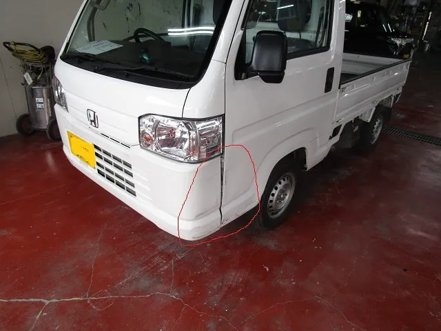 ★アクティトラック簡易板金　佐賀県・小城市・協和自動車