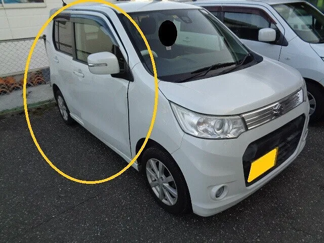 ドア開けながらバック・・車のドア全開からの限界突破！