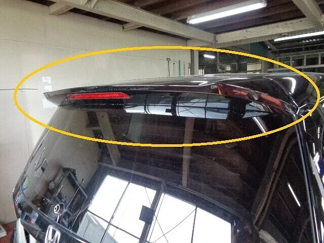 オデッセイRC型　純正ルーフスポイラーの外し方