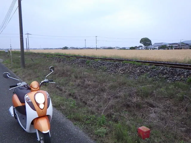２０２３年5月25日　　　　　　　　線路が近いですね