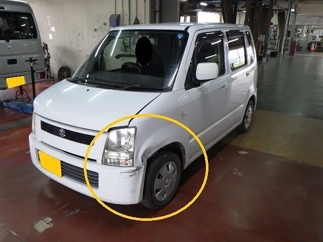 ワゴンR　格安板金塗装の秘密を探る