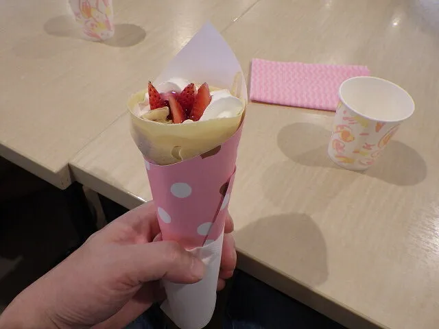 ２０２３年7月5日　　　　　　　シュシュクレープは美味しかった