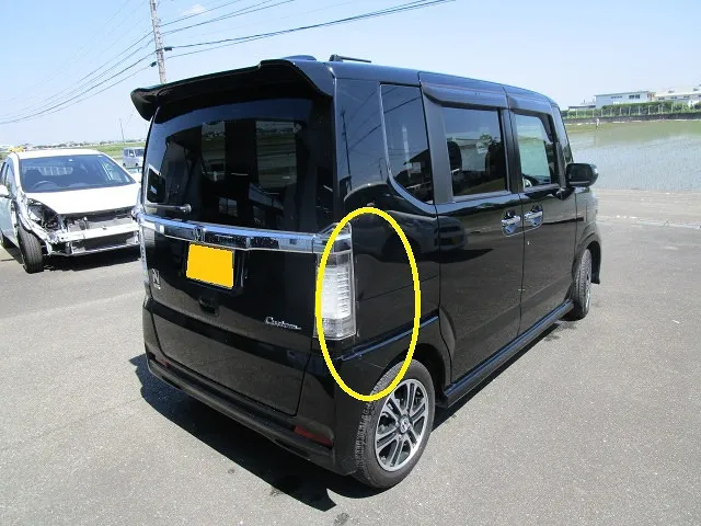 ★N-BOXクオーターパネル修理　完結編　佐賀県・小城市・協和自動車