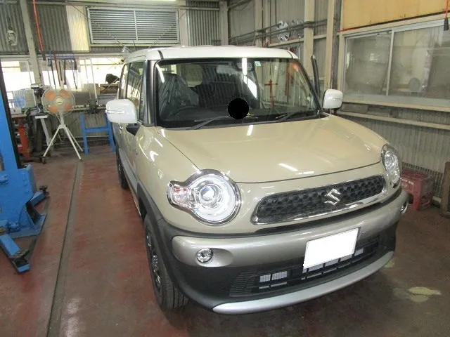 ★スズキ　クロスビーカーナビ取り付けB707BTW　佐賀県・小城市・協和自動車