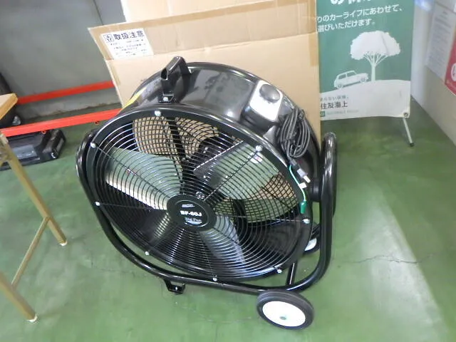 ２０２４年８月11日　　　　　　　　　現場用扇風機のコツ
