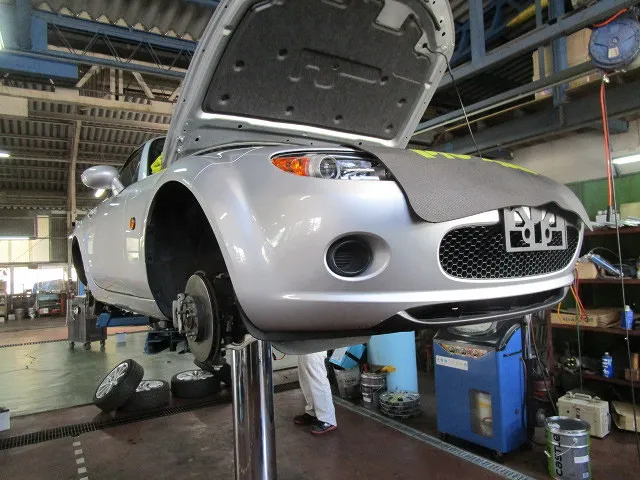 ★マツダロードスター中古車の販売時車検も丁寧です　佐賀県・小城市・協和自動車