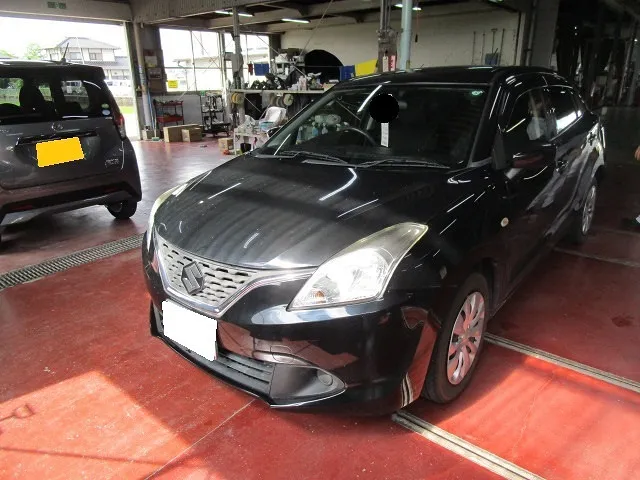 ★スズキバレーノ板金事例　クオーター交換　給油口破損　佐賀県・小城市・協和自動車