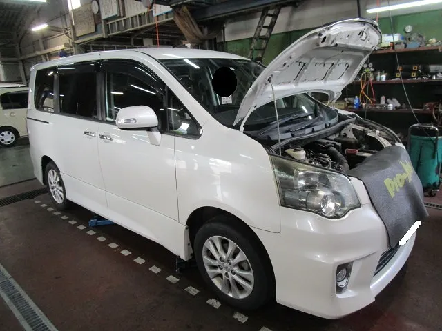 ★トヨタヴォクシー車検でブレーキディスク研磨で極上のフィーリング！佐賀県・小城市・協和自動車