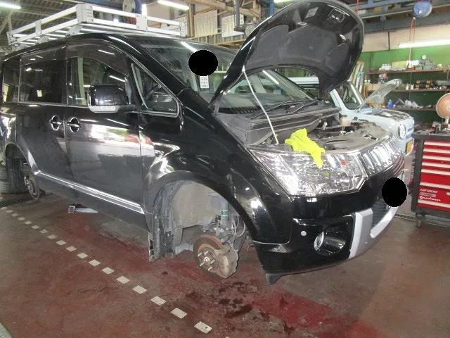 ★デリカD5ディーゼル車検事例　佐賀県・小城市・協和自動車