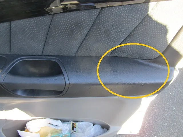 ★カトシンのページ自動車コラム63　10系アルファードのドアトリム肘置きソフトパッドを作ってみた。佐賀県・小城市・協和自動車